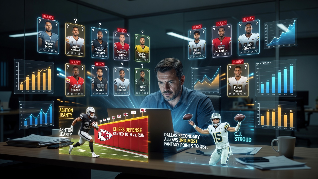 Week 4 Fantasy Rankings Expose Risk in Trusted Names