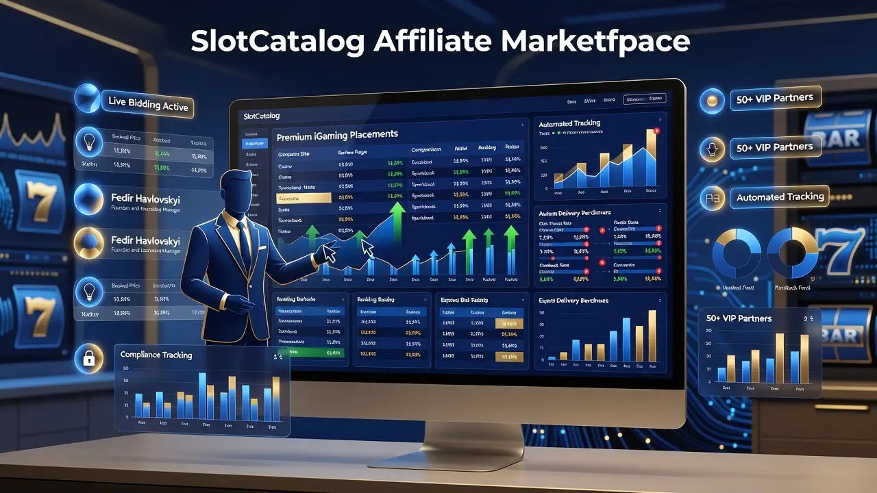 SlotCatalog Adds Live Bidding to Affiliate Placement Marketplace